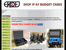 Tablet Screenshot of ekof.nl